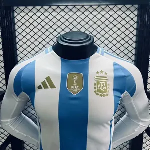 2024 Argentina Home Long Sleeve Kit Player Version Shirt Football AAAAJersey Yupoo 2