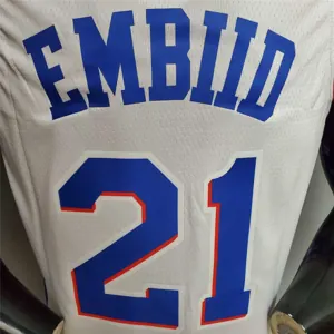 Embiid #21 Detroit Pistons white1684437079000 2