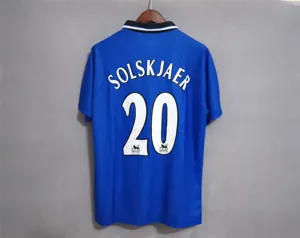 96-98 Manchester United third away blue 4