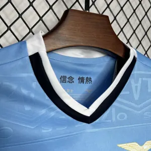 24-25 Lazio Home Kid Kits Youth Apparels Football AAAAJersey Yupoo 6