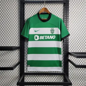 23-24 Sporting Lisbon Home Shirt Football Jerseys Yupoo