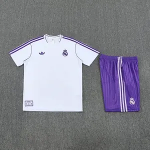 25-26 Real Madrid OG White Training Kits Football Tracksuits 1