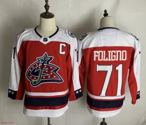 Columbus Blue Jackets Ice Hockey jersey M-3XL 哥伦布蓝衣队冰球服