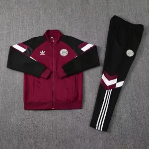 24-25 Ajax Football Red Tracksuit Long Jacket Suits 2