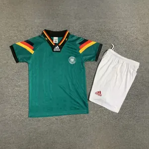 1992 Germany Away Retro Kids Kits Euro Cup Shirt Football Jerseys Yupoo 4
