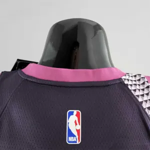 Minnesota Timberwolves ROSE#25 Black and Purple NBA Jersey 4
