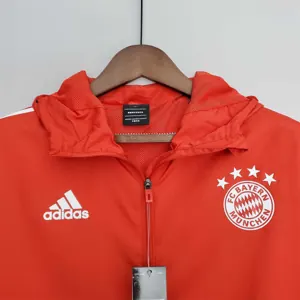 22-23 Bayern red windbreaker 2
