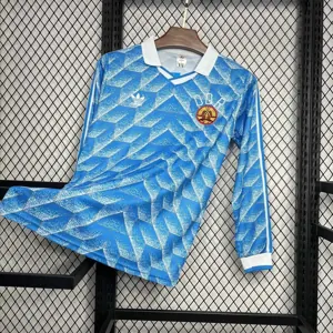 1988 East Germany Retro Long Sleeves Kit Vintage Shirt Sport AAAAJersey Yupoo 1
