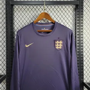 2024 England Away Long Sleeve Kit UEFA Euro Shirt Soccer Jerseys Yupoo 6