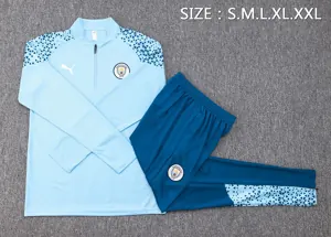 23-24 Manchester City Long Sleeve Training Suit Yupoo 1