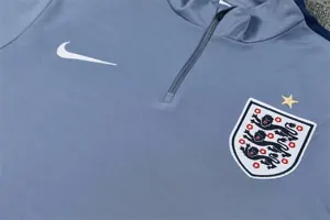 2026 England Mens Kit Grey Half Pull Training Suit Yupoo 7 4