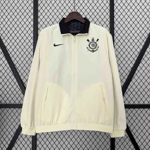 2024 Corinthians Trench Coat Reversible Windbreaker Double-Sides Jacket Soccer AAAAJersey Yupoo 6