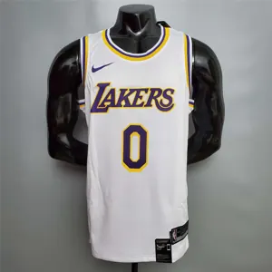 KUZMA #0 Lakers Round neck white