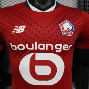 24-25 Lille Home Kit Player Version Shirt Sport AAAAJersey Yupoo 4