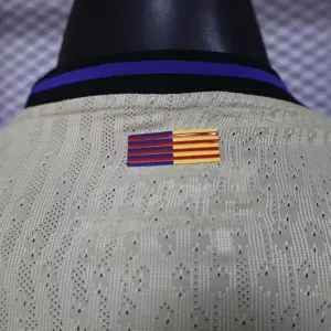 25-26 Barcelona Away Kit Football Player Version Long Sleeve Shirt AAAAJersey Supply Yupoo 1