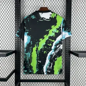 25-26 Real Madrid Green Special Edition T-Shirt Football Apparels Soccer AAAAJersey Yupoo 4