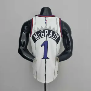 Toronto Raptors McGRADY#1 White NBA Jersey 2