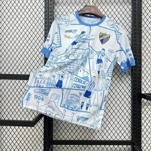 25-26 Malaga Special Edition Football T-Shirt AAAAJersey Supply Yupoo