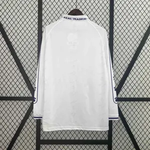 94-96 Real Madrid Home Retro Kit Long Sleeve Vintage Shirt Football AAAAJersey Supplier 3