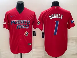 Puerto Rico 2023 World Cup Baseball Jerseys 52