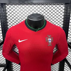 2024 Portugal Home Long Sleeve Kit Player Version Shirt Jerseys Supllier Yupoo 2