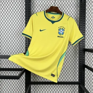 2026 World Cup Brazil Home Yellow Soccer Shirt Fan Version