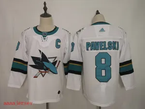 San Jose Sharks ice hockey jersey M-3XL 圣何塞鲨鱼队冰球服 5