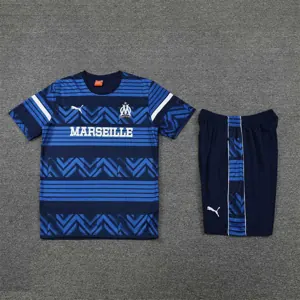 22-23 Marseille training suit short sleeve kit blue 17