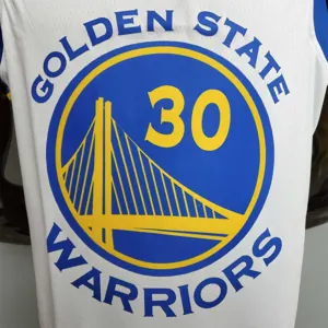 Curry #30 Golden State Warriors white 7