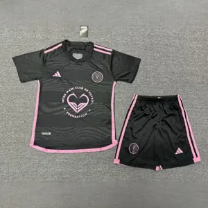 23-24 Inter Miami Away Kids Kits With IMFC Foundation Sponsor Suits Soccer Jerseys Yupoo