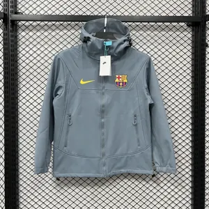 25-26 Barcelona hardshell jacket Kit Soccer Windbreaker AAAAJersey Supply Yupoo 5