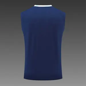 22-23 Marseille vest training suit kit dark blue white 11