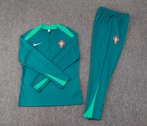 2024 Portugal Long Sleeve Training Suit Football Shirts 1