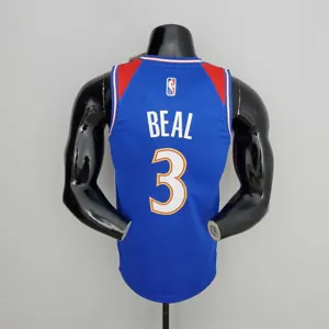 2022 Season BEAL#3 Talent City Edition Blue Red NBA Jersey 6