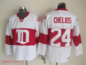 Detroit Red Wings retro ice hockey jersey M-3XL 底特律红翼队复古冰球服 7