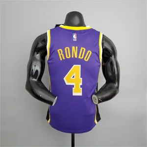 Lakers Rondo#4 Crew Neck Purple (Flyers) 4