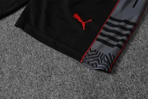 22-23 AC Milan Training Suit Short Sleeve Kit Grey 9