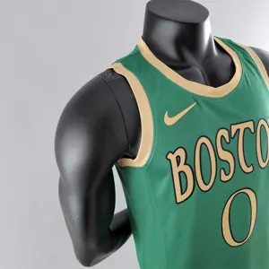 2020 Tatum #0 Boston Celtics City Edition Green NBA Jersey 1