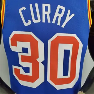 75th Anniversary Curry #30 Warriors Retro Blue 2