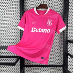 26-27 Sporting Lisbon Mens Special Edition Kit Pink T-Shirt Football AAAAJersey Supply Yupoo 6