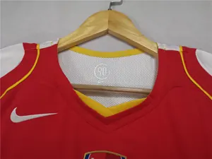 04-05 Arsenal home red long sleeve 3