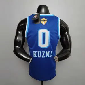 Retro night KUZMA #0 Lakers blue 6