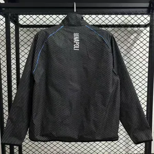 25-26 Naples Pad Printed Black Waterproof Windbreaker Jackets AAAAJersey Yupoo 3