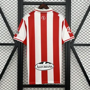 25-26 Sporting De Gijon Home Shirt Soccer Uniforms Soccer AAAAJersey Supply Yupoo 1