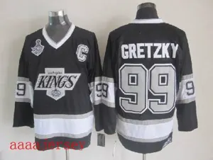 Los Angeles Kings retro ice hockey jersey M-3XL 洛杉矶国王队复古冰球服 2