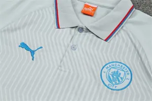 Manchester City Polo grey stripes 6