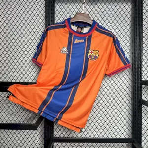 97-98 Barcelona Away Retro Kit Vintage Shirt Soccer AAAAJersey Yupoo 4
