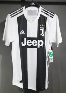 18-19 Juventus Home Retro Kit Vintage Player Version Long Sleeve Shirt AAAAJersey Dropship Yupoo 9