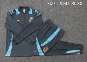 2024 Argentina Long Sleeve Training Suit Football Shirts 2