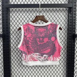 25-26 Real Madrid Dragon Special Edition Summer Women's Vest Pink Kit AAAAJersey Wholesale Yupo 5